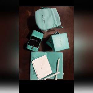 Tiffany & Co Ring Box W/Extras.